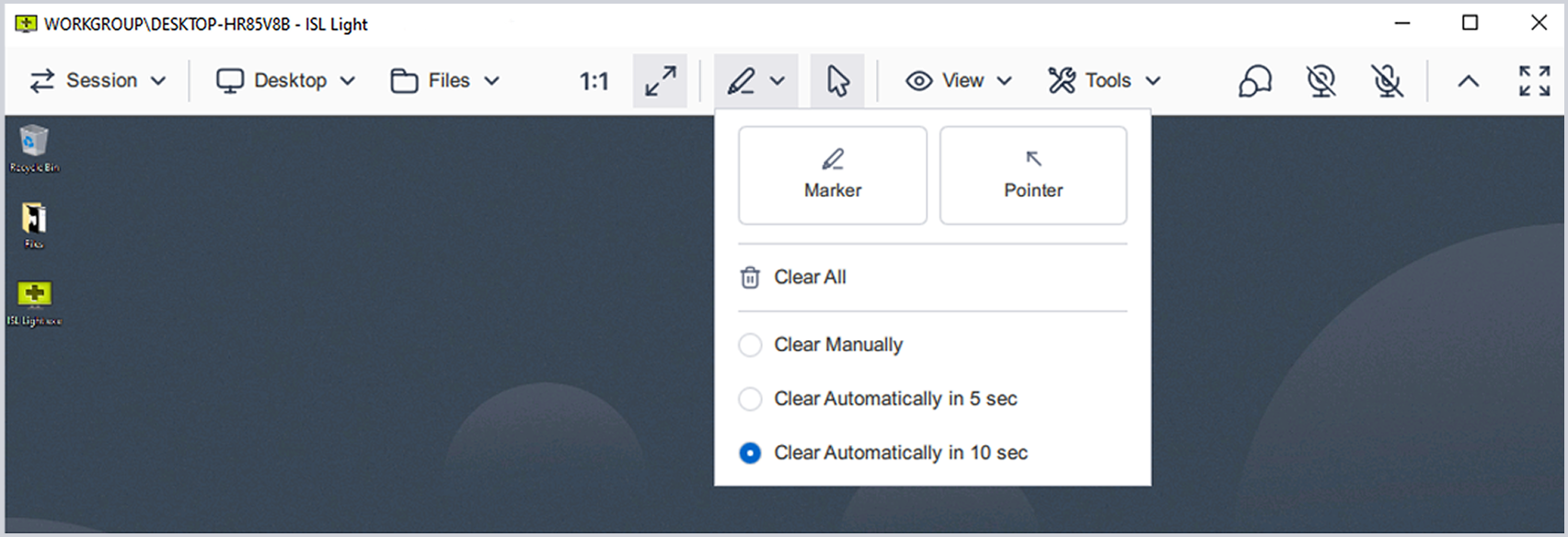 Herramientas de Pizarra