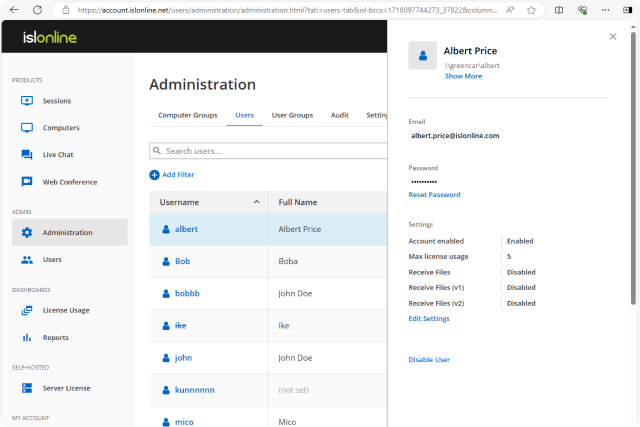 Avanserte fjernverktøy