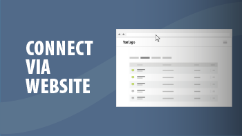 Connect via Website