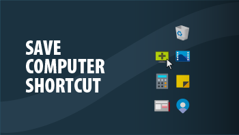 Bewaar computershortcut