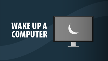 Haal een computer uit slaapstand