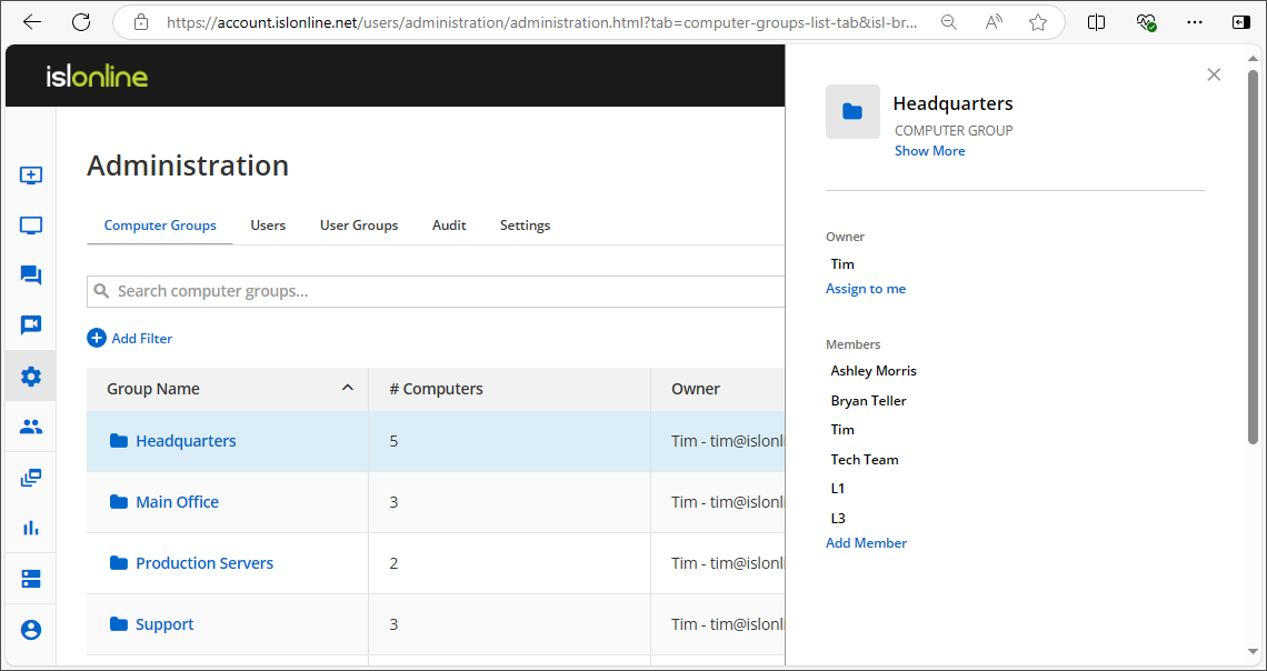 Transfer files securely