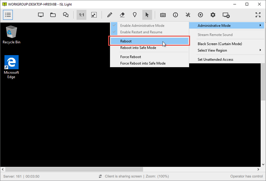 Znova zaženite in ponovno vzpostavite povezavo