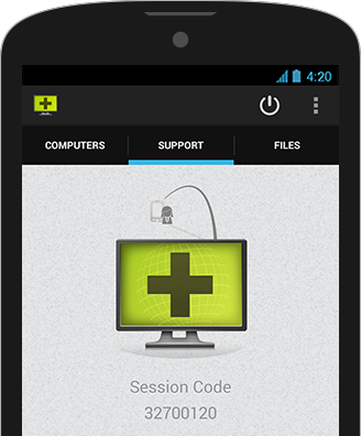 Oddaljena podpora za Android