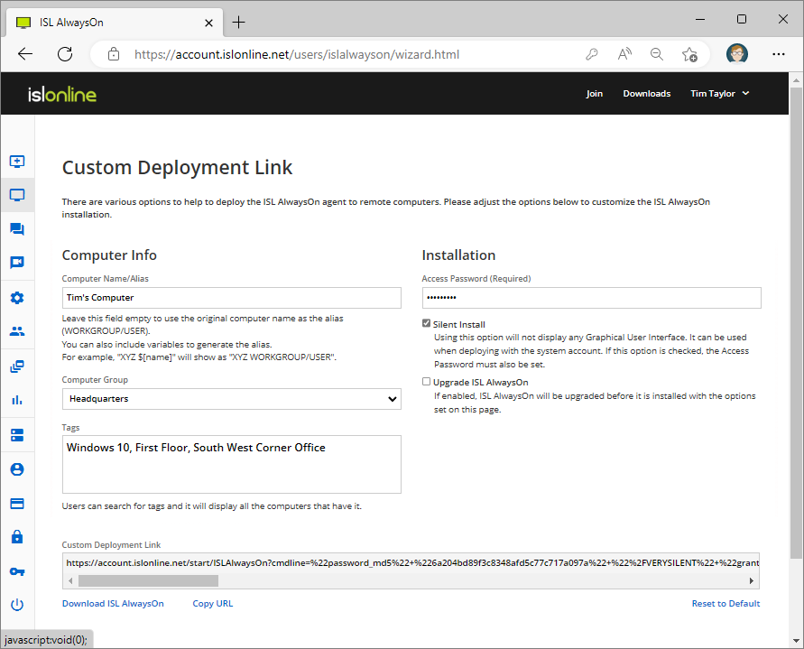 Create a Silent Installer