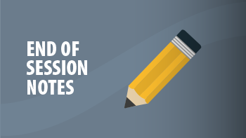 Notes de fin de session