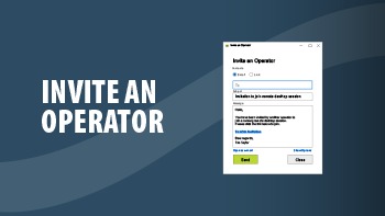 Invite an Operator