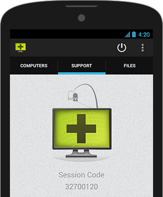 Android fjernstøtte