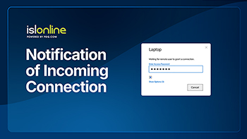 Afficher une notification de connexion entrante